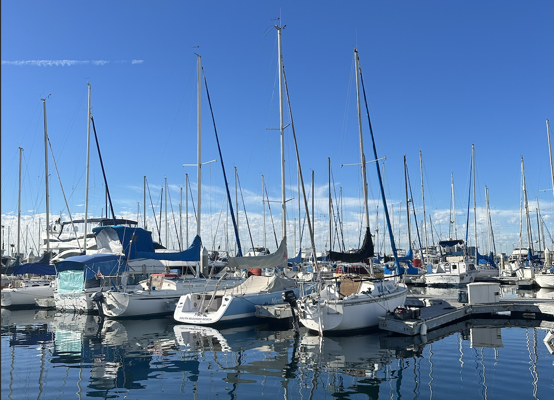 Santa Barbara Harbor on a sunny day on Nov. 30 2024 in Santa Barbara Calif. The Ocean Collective is a grant to grow the blue economy through innovation, collaboration and students’ education. 